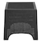 Flash Furniture Rattan Chair/Table Set, Gray, Dark Gray Seat, Gray Back, Plastic, Resin Seat DAD-SF3-2P-SET-GG - alternate 7
